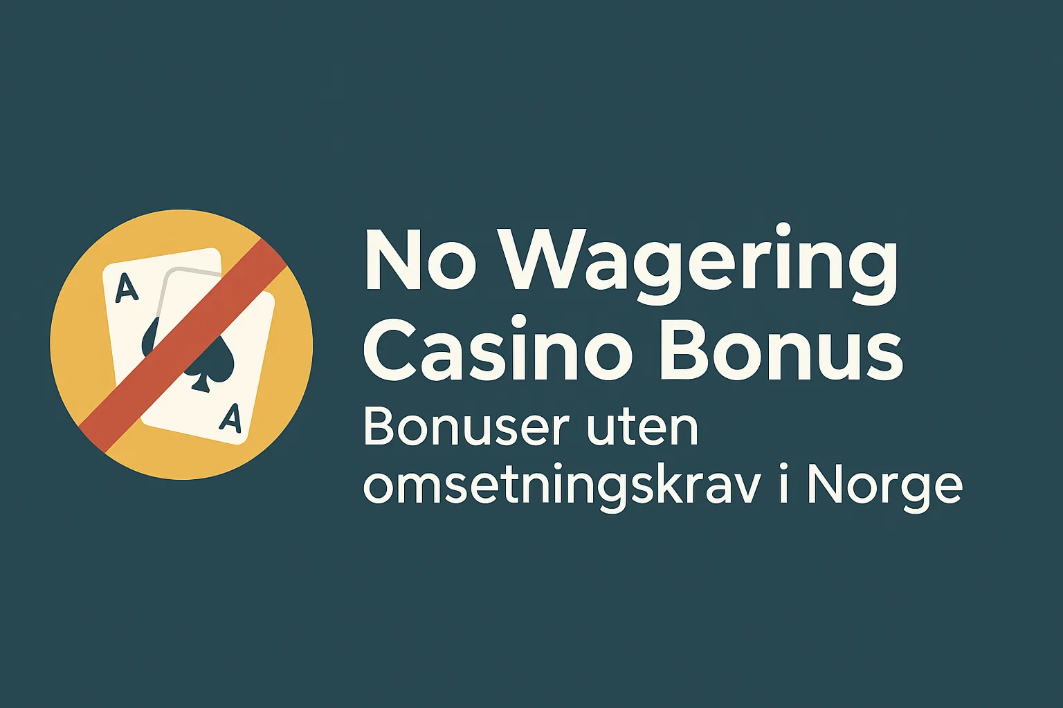 No Wagering Casino Bonus – Bonuser uten omsetningskrav i Norge